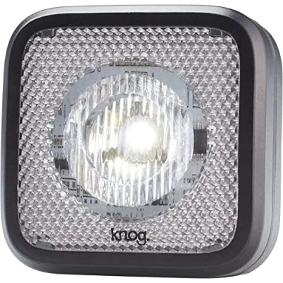 Abbildung von Knog Blinder Mob Vorderleuchte StVZO Schwarz Akku/USB Fahrrad LED Frontlicht
