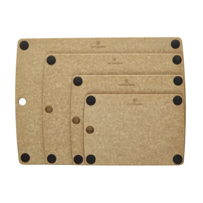 Abbildung von Victorinox Schneidebrett, All in One, Cutting Board S 29.2 x, 22.8 0.6, Saftrille, Klingenschonend, Rutschfest, Spülmaschinengeeignet, Braun