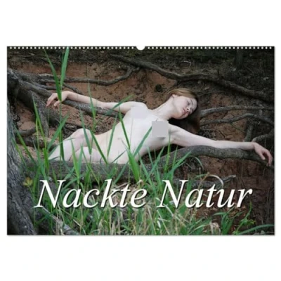 Abbildung von Nackte Natur (Wandkalender 2025 DIN A2 quer), CALVENDO Monatskalender