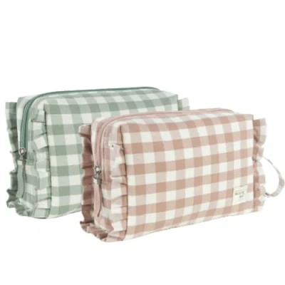 Abbildung von Walking Mum. Remy Baby Kulturbeutel, kleine Organizer für Babypflege und Hygienezubehör, praktisch angenehm zu tragen, Rosa, Maße 21 x 15 9 cm, 36351