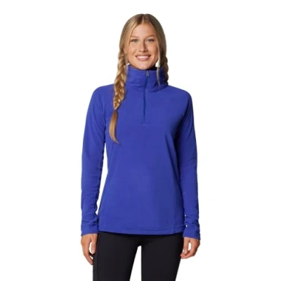 Abbildung von Columbia GLACIAL 1/2 ZIP Fleecepullover, Damen, Größe: XS, Clematis blue