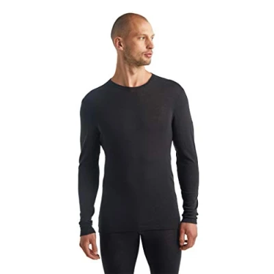 Abbildung von Icebreaker MENS Everyday Unterhemd/shirt, Herren, Größe: Small, Black