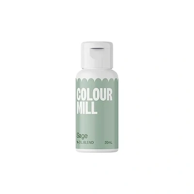 Abbildung von Colour Mill Oil Blend Sage Lebensmittelfarbe auf Ölbasis Lebensmittelfarben für Schokolade, Fondant, Cupcakes, Kuchen, Backen, Macaron Food Coloring Tortendeko 20ml