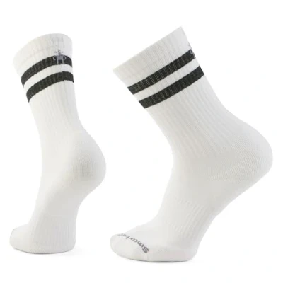 Abbildung von Smartwool Everyday Athletic Striped Crew Socks S 34 37 Weiß