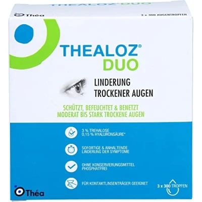 Abbildung von Thealoz Duo Augentropfen 3X10 ml