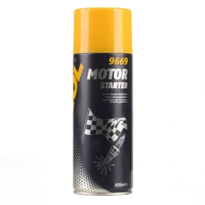 Abbildung von MANNOL Motor Starter Starthilfe Spray 1 Stück á 450 ml