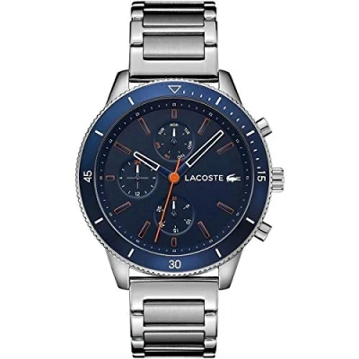 Abbildung von Lacoste Herren Multi Zifferblatt Quarz Uhr mit Edelstahlarmband 2010995