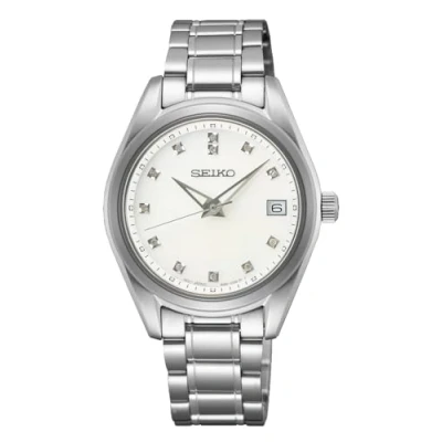 Abbildung von Seiko Damen Analog Quarz Uhr mit Edelstahl Armband SUR579P1