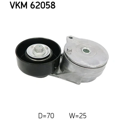Abbildung von SKF VKM 62058 Spannrolle NISSAN: Juke, Qashqai 2, RENAULT: Clio 4 Schrägheck