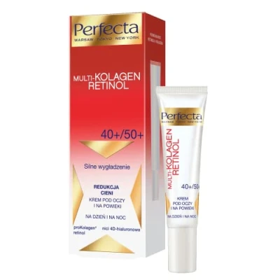 Abbildung von Perfecta Multikollagen Retinol Aufhellende Augencreme und Mundpartie 40+/50+