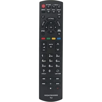 Abbildung von Aurabeam Ersatz TV Fernbedienung kompatibel mit Panasonic TX 42ASW604W Fernseher