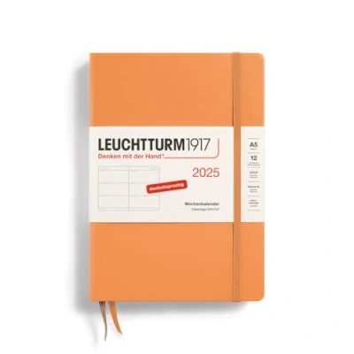 Abbildung von LEUCHTTURM1917 370544 Wochenkalender Medium (A5) 2025, Apricot, Deutsch