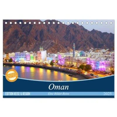 Abbildung von Oman Eine Bilder Reise (Tischkalender 2025 DIN A5 quer), CALVENDO Monatskalender