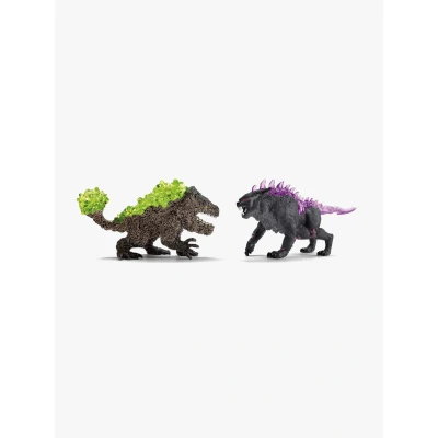 Abbildung von Schleich® Spielfigur ELDRADOR® CREATURES, Schattenluchs vs. Felsbrecher (70827)