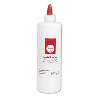 Abbildung von Rayher Bastelkleber mit Dosierverschluss, Flasche 500g. 3340900