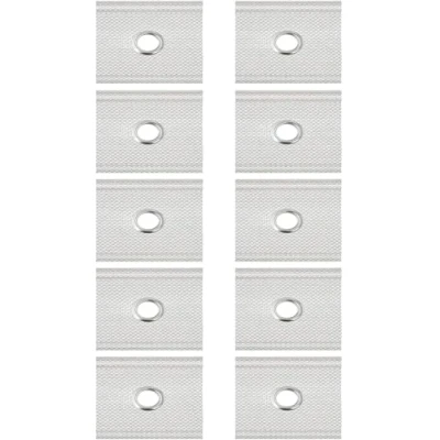 Abbildung von Etomvoop 8 Stück Markisen Kederösen 5/6 mm 7/8 Aufhängeöse für Kederschiene, langlebige graue Camping Öse Markisenhaken Wohnmobil, Wohnwagen