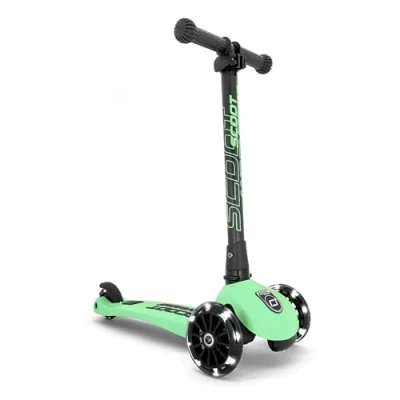 Abbildung von Scoot and Ride Dreiradscooter Highwaykick 3 LED, Kiwi Kinderroller Scooter Grün
