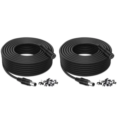 Abbildung von Tonton 8m/26.2Feet DC Verlängerungskabel, Anschlusskabel Für Reolink RLC 410W, E1 Outdoor, 511WA, 510WA, 520A, 510A, 820A, 810A, 823A, 811A, 822A, 523WA