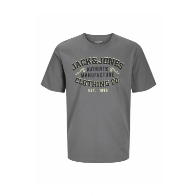 Abbildung von Jack &amp; Jones Rundhalsshirt JJELOGO TEE SS O NECK 2 COL SS25 SN mit Logo Print