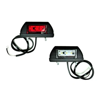 Abbildung von Matel Service 2x LED Umrissleuchte Begrenzungsleuchte Positionsleuchte 12 24V für LKW PKW Anhänger, Trailer, Wohnwagen usw.