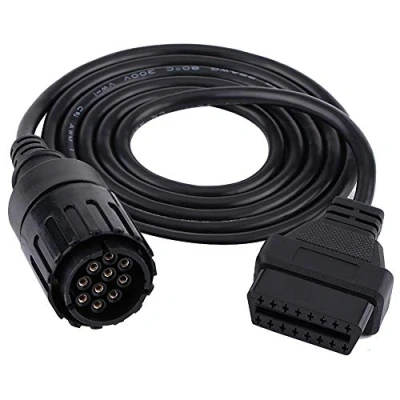 Abbildung von 10 Pin zu 16 OBD2 Adapter Stecker Diagnose Kabel, Diagnosekabel Adapterkabel für ICOM D Motorrad Motorradadapteranschlüsse