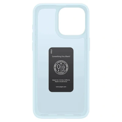Abbildung von Spigen Thin Fit Hülle Kompatibel mit iPhone 15 Pro Max Mute Blue