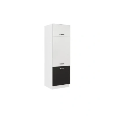 Abbildung von Kuechen preisbombe Küchen Gerätehochschrank 60 cm für das Modell,Omega 240 Schwarz + Weiss&#039;