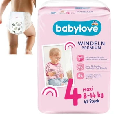 Abbildung von babylove Windeln Premium Größe 4, maxi 7 18kg, 1 x 42 St