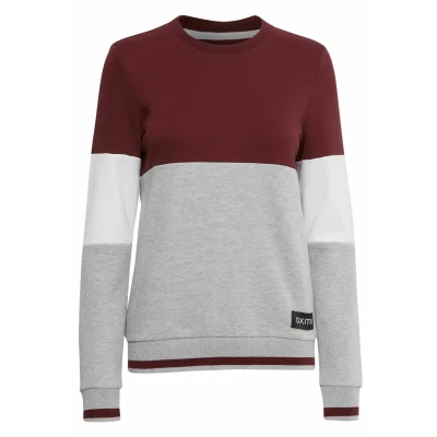 Abbildung von Oxmo Sweatshirt, Damen, Größe: Large, Wine red