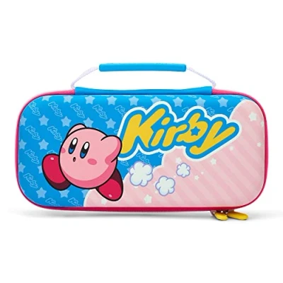 Abbildung von Schutzetui von PowerA für Nintendo Switch OLED Modell, oder Lite Kirby, Schutzetui, Gaming Etui, Konsolentasche, Zubehör, Aufbewahrung, offiziell lizenziert