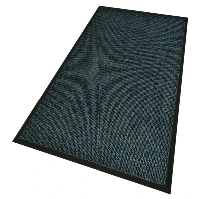 Abbildung von Hanse Home Fußmatte für Innen und Außen Faro 90x150cm Fussmatte Schmutzfangmatte Türmatte Waschbar &amp; Wetterfest, rutschfest Eingangsbereich Außenbereich Blau