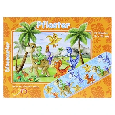 Abbildung von Kinderpflaster Dinosaurier Briefchen