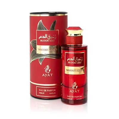 Abbildung von Ayat Perfumes Wahah Series BLOOD LILY 100ml Experience the Scent of Oriental With Our Oasis Inspired Perfume Made in Dubai For Men &amp; Women Exotic Arabian Desert Aroma