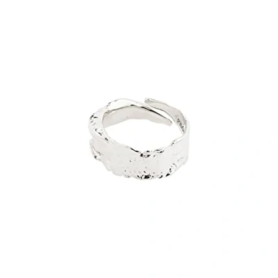 Abbildung von Pilgrim Bathilda Recycled Adjustable Ring, Damen, Größe: One Size, Ox silver