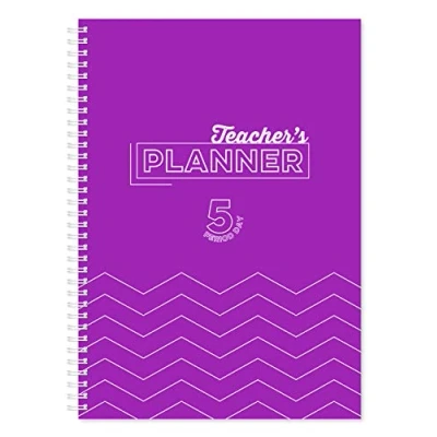 Abbildung von Silvine A4 Lehrer Planer mit robustem Hardcover und 204 x 5 Seiten Periodenplaner.