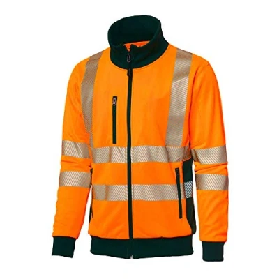 Abbildung von Top Swede 1529 22 07 Modell Warnschutz Sweatshirt, Orange/Marine, Größe XL