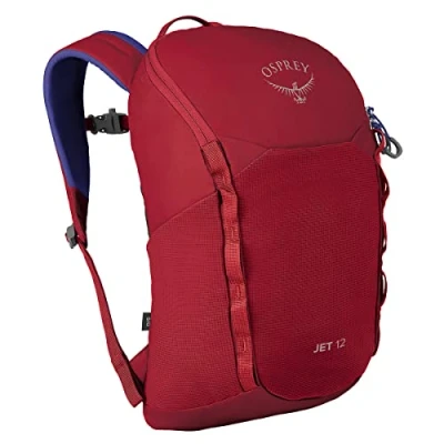Abbildung von Osprey JET Tagesrucksack für Kinder, Größe: Small, Cosmic red