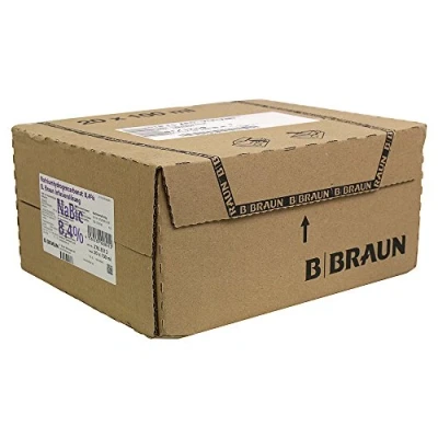 Abbildung von Natriumhydrogencarbonat B.braun 8,4% Gla 20X100 ml
