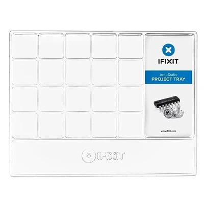 Abbildung von iFixit Anti Static Project Tray, antistatische Sortierschale, organizer für Elektronik Reparaturen zum Sortieren von Schrauben, Bauteilen und Werkzeug