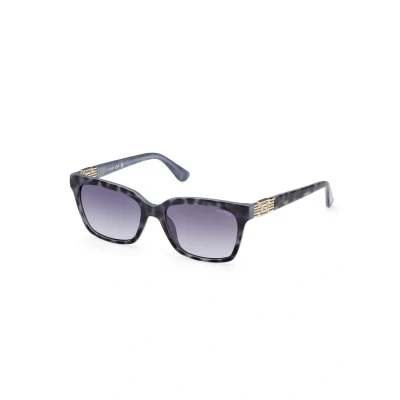 Abbildung von Guess Rechteckige FORM Sonnenbrille, Damen, Größe: One Size, Blu