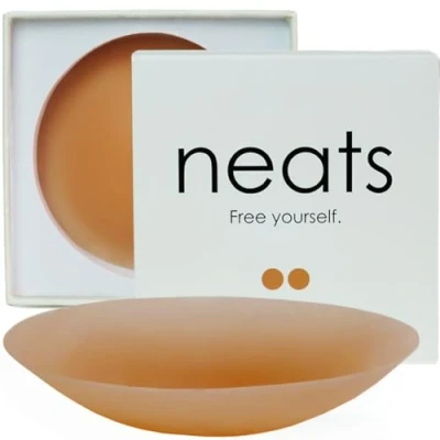 Abbildung von NEATS Nippelpads, Wiederverwendbare &amp; Selbstklebende Nipple Cover zur Nippelabdeckung, Hypoallergen