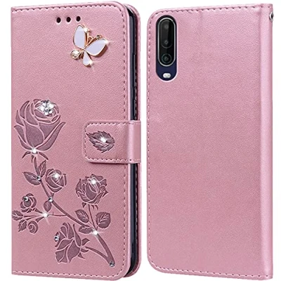 Abbildung von PKQTOP Hülle für Wiko View 4/View 4 Lite Handyhülle,Klappbar Tasche Case,Standfunktion,Kartenfach,Silikon Bumper,Stoßfeste Schutzhülle Cover