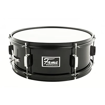 Abbildung von Fame First Step Snare Drum, 14&quot;x5,5&quot;, Piano Black, Hochwertiges Mischholz, Aluminium Hardware, Robuste Stahlspannreifen, Ideal für Schlagzeug Anfänger&quot;