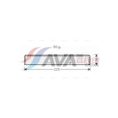 Abbildung von PRASCO UVD125 Trockner SUZUKI: SWIFT 4, FORD: KA Schrägheck, HONDA: ACCORD 8