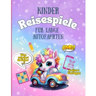 Abbildung von Kinder Reisespiele für lange Autofahrten: Beschäftigung unterwegs ab 6 Jahren Mädchen Edition