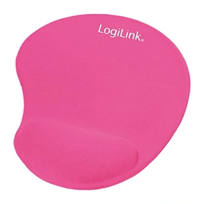 Abbildung von LogiLink ID0027P Mauspad mit Silikon Gel Handauflage, Farbe: Pink