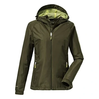 Abbildung von killtec Damen Funktionsjacke mit Kapuze, packbar KOS 15 WMN JCKT, dunkeloliv, 36, 38276 000