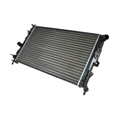 Abbildung von THERMOTEC D7X009TT Kühler, Motorkühlung Aluminium, Kunststoff 608 359 26 Schaltgetriebe Kühlrippen mechanisch gefügt OPEL: Vectra B Limousine