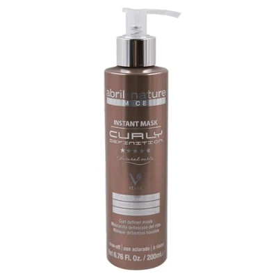 Abbildung von abril et nature Gold Lifting Professionelle Maske für lockiges oder welliges Haar Verjüngende und Anti Frizz Behandlung mit Stammzellen Spendet Feuchtigkeit definiert Ihre Locken 200 ml