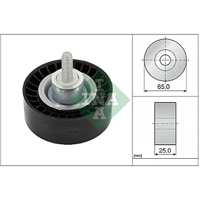 Abbildung von INA 532 0886 10 Umlenkrolle LAND ROVER: Discovery Sport, Range Rover Evoque, JAGUAR: